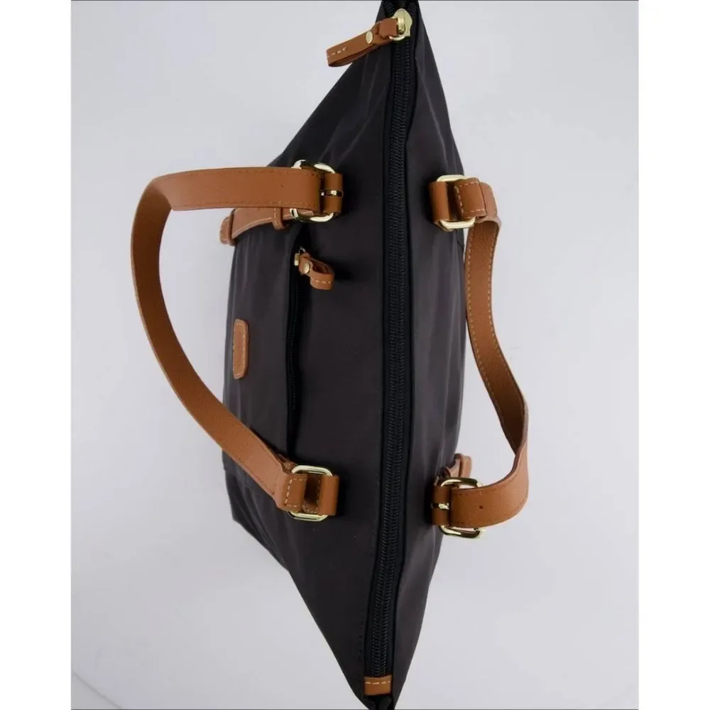 NWT BRIC'S X Medium Waterproof Shopping Nylon Tote Bag With Crossbody Bag - Picture 8 of 9